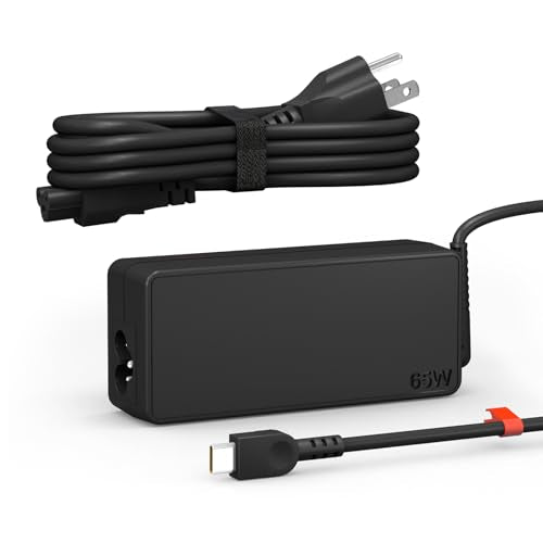Andingker 65W USB-C Laptop Charger, Compatible with Yoga, Chromebook