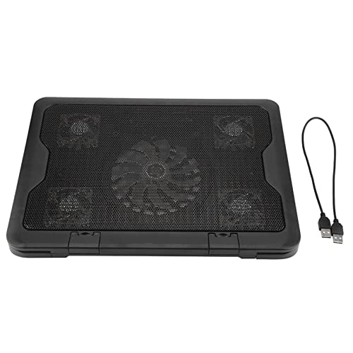 Portable Ultra Slim Silent Laptop Notebook Cooling Pad USB Powered Silent with 5 Fans Led Computer Components Tablets Laptops and Peripherals