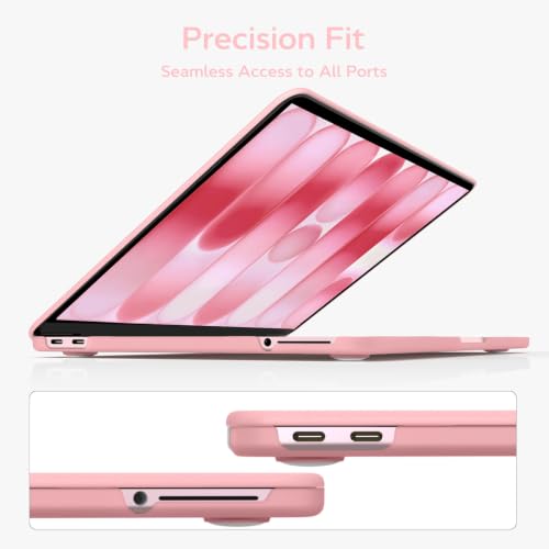 B BELK for MacBook Neo Case 13 inch 2026 Release Model A3404, Pink | Scratch Resistant Protective Matte Plastic Hard Shell for Mac Noe Case A18 Pro Chip, Lightweight, Easy Snap-On, Slim Fit - color: Pink