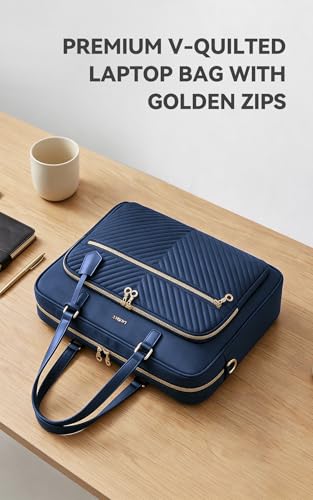 Laptop Bag Case for Women Men Tote Bag Briefcase Compatible with MacBook/Dell/HP/Acer/ASUS, Waterproof Shoulder Carrying Briefcase, Blue, 15.6-16 Inch - color: Blue, size: 15.6 inch