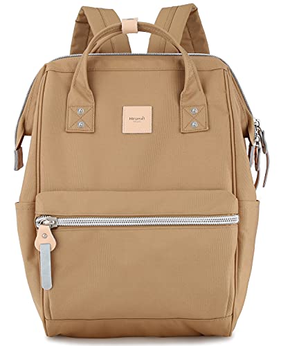 himawari Laptop Backpack for Women&Men Travel With USB Charging Port Large Business Bag Water Resistant College Computer Doctor (1881-Camel, Regular) - color: 1881-camel, size: Standard