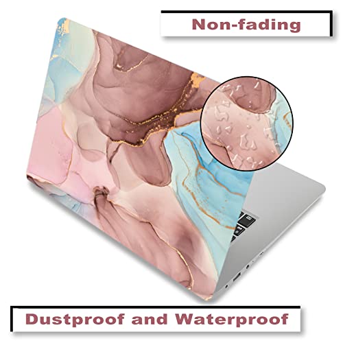 Laptop Skin Sticker Decal, 15.6" Universal Skin for 12" 13" 13.3" 14" 15" 15.4" 15.6 inch Laptop Netbook PC Notebook Vinyl Reusable Skin Sticker Art Protector Personalized,Dreamy Marble - color: Dreamy Marble