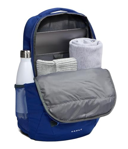 The North Face Vault Everyday Laptop Backpack, Bold Bl/Active Bl, OSFA | Commuter Travel Bag, Water-Repellent Finish, Spacious Compartment - color: Bold Blue/Active Blue