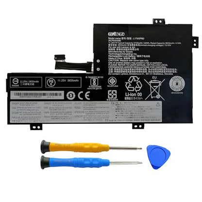 L17M3PB0 Laptop Battery Replacement for Lenovo 100E 300E 2nd 500E Chromebook 1st 2nd Gen C340-11 S340-14 Ideapad Flex 3 CB-11IGL05 100e-81 300e-81 L18D3PG1 L17C3PG0 L17L3PB0