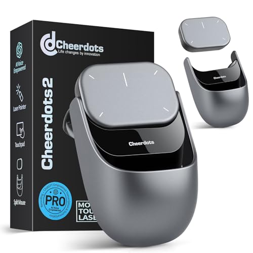 2026 Upgraded AI Voice Mouse - Wireless Air Mouse with AI Voice Assistant | 12 Languages Translation, Meeting Transcription & Summary - Detachable Computer Mouse, Presentation Clicker for Laptop - color: silver-white