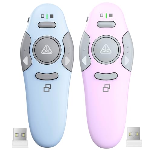 QUI Presenter Remote Bundle | One USB A Blue & One USB A Purple