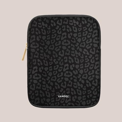 Vandel Slim & Protective Tablet Sleeve for 9-11 inch iPads A16, 11" iPad Pro, 10.9" iPad,10.2" iPad, 10.9" iPad Air, 11 Inch Samsung Galaxy Tab A9+, Bag Fits Magic Keyboard - color: c. Black Leopard, size: 9-11 Inch Tablet