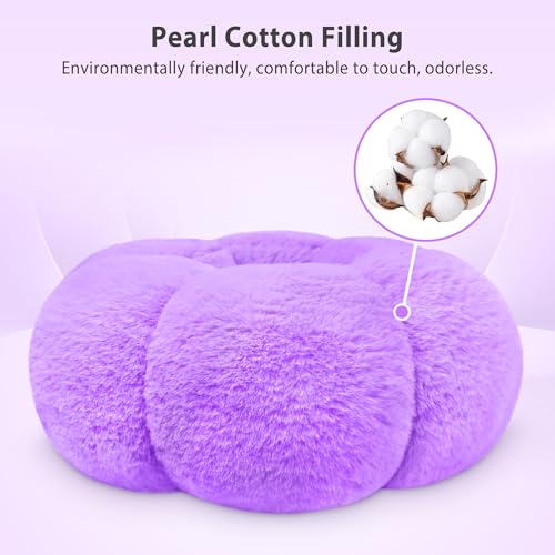 CreaDream Pumpkin Tablet Pillow Stand Holder for Kindle iPad, Adjustable Phone Pillow Stand for Lap Bed with Detachable Snack Bowl, Compatible with 4.7"-13" Tablet, iPad, iPhone, Samsung Tabs, Kindle - color: Purple