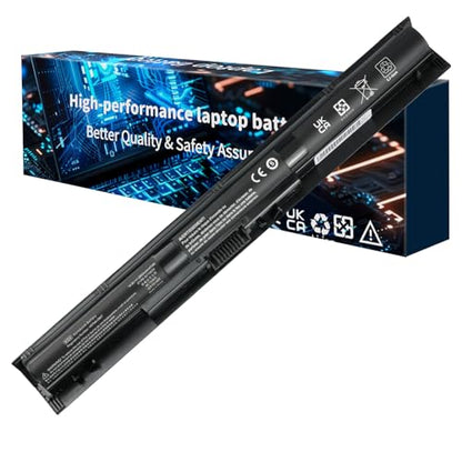 800049-001 KI04 Battery for HP Pavilion 15-ab 15-an 15t-ab100 17-g | 14.8V 2800mAh 41Wh for 17t-g100 17t-s100 cto Series K104 800010-421 TPN-Q160 TPN-Q158 TPN-159 TPN-Q161 TPN-Q162 15-ab143cl - size: 12.13*2.68*1.85 inch KI04