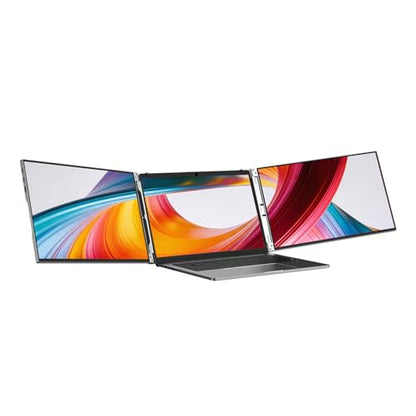 VSDISPLAY 15'' Laptop Screen Extender Dual Monitor Create Triple Screen | 1920x1080 1080P Portable Travel Display,with USB-C & Mini H/D Interfaces,Plug & Play, for 13.3-16'' Laptops - color: 15'' 1920x1080 LCD