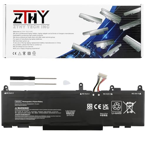 BX03XL Laptop Battery Replacement for HP ZBook Firefly 14 16 G11 Series | EliteBook 830 835 840 845 860 865 G11 Series BX03056XL TPN-IB0Y HSTNN-OB3H N59733-AC1 N59787-005 N59733-171 11.58V 56.04Wh - size: 9.84*3.35*0.28 inch BX03XL