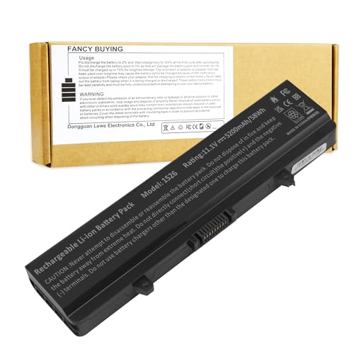 Fancy Buying New Laptop Battery for Dell 1525 1526 1545 1546 1750 1440 PP29L PP41L, Fits P/N X284G M911 M911G GW240 GP952 RN873 K450N RU586 C601H 312-0844 - size: 7.28*2.72*0.94inch