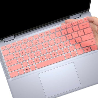 Keyboard Cover for 2025 2024 New Dell Inspiron 14 5440 7441 7440 7445 & Inspiron 16 7640, Inspiron Plus 14 7441 7440 & Inspiron Plus 16 7640 Laptop Keyboard Protector Cover Skin-Pink - color: Pink