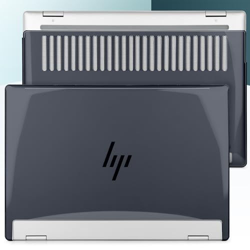 Clear Case for 16-inch HP Envy x360 2-in-1 Laptop (2024/2025) Compatible with 16-ACxxxx / 16-ADxxxx Series Ultra-Slim Lightweight Scratch-Resistant Hard Shell, Black - color: Black