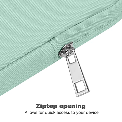 MoKo 9-11 Inch Tablet Sleeve Bag Padded Protetive Carrying Case | Fits New 11inch iPad Air M4, iPad A16 2025, iPad Pro 11 M4, Air 5/4/3, iPad 10/9/8th Gen, Tab S8/S9 11", Mint Green - color: Mint Green, size: 9-11 inch
