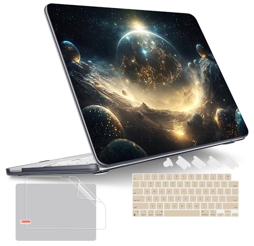 Tuiklol for 2026 MacBook Neo 13 Inch A18 Pro Chip Case, (Model A3404) Anti-Scratch Anti-Drop Slim Hard PC Shell Case with Shockproof Protective MacBook Neo Laptop Cover, Birth of Galaxy - color: Birth of Galaxy