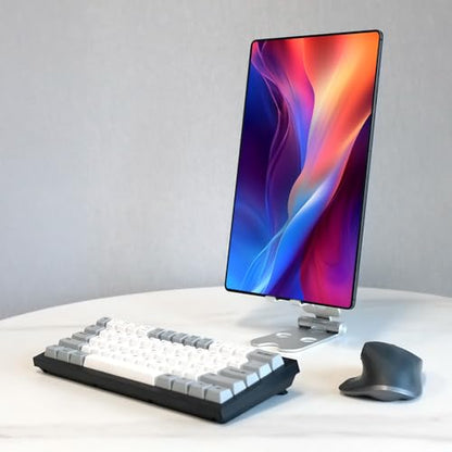 Kado 15.6" FHD Portable Monitor for Laptop Aluminum Foldable Set, 1080p Second Display IPS 1920x1080 HDMI USB-C Laptop Screen Extender, 180° Kickstand for PC, Mac, Dex, Tablet, Xbox, PS4/PS5, Switch