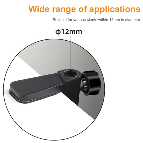 Aluminum C-Clamp Clip Mount for Camera/Monitor, Desktop & Table Mount Holder for Microphone/Mic & Tablet (Black)