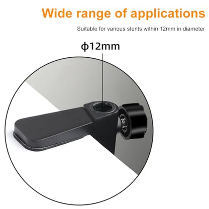 Aluminum C-Clamp Clip Mount for Camera/Monitor, Desktop & Table Mount Holder for Microphone/Mic & Tablet (Black)