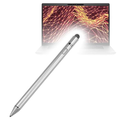 BoxWave Stylus Pen Compatible with Dell Latitude 7530 - AccuPoint Active Stylus, Electronic Stylus with Ultra Fine Tip - Metallic Silver