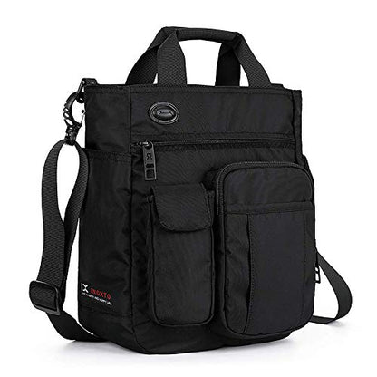 Crossbody Messenger Bag Business Sport Travel Multifunctional Shoulder Bag Laptop Bag Men Women | Business - color: Black