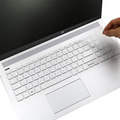 Keyboard Cover Compatible for 15.6" HP 15-dy/dw 15-db/da 15-bs/bw 15-ef 15t 15z 15t-dw400 15-dy2703dx 15-dw4047nr & HP Spectre x360 15 15-eb0043dx, 15z-ef2000 15-ef1023dx 15-ch011dx 15-ch011nr (Clear - color: Clear