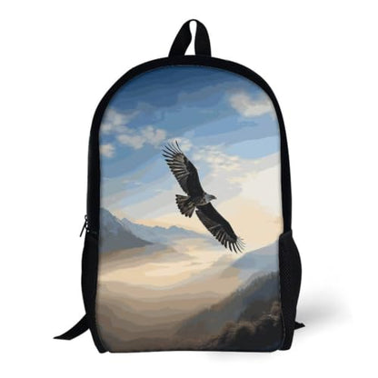 Laptop Backpack with Pocket, Large, Adjustable 17 Inch Bag, Waterproof | Eagle Mountains Computer Bag for Work, Breathable, Expandable Backpack for Women Men, Portable