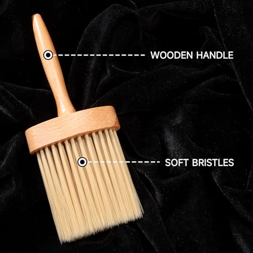 Wooden Handle Keyboard Brush-Soft Bristles, Car Detailing Brush for Cleaning Computer PC Laptop
