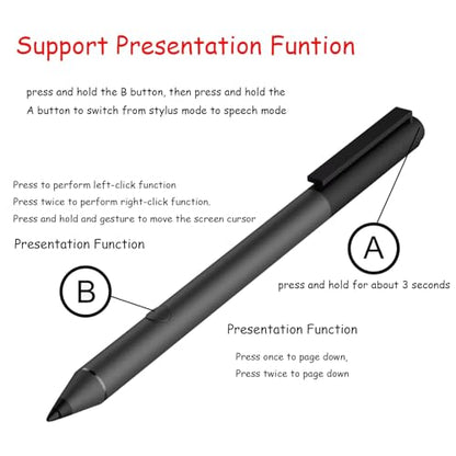 Tilt Pen for HP Tilt Pen SPEN-HP-03(2MY21AA) Compatible with HP Spectre X360/Envy X360/Pavilion X360 Laptop for Window 10