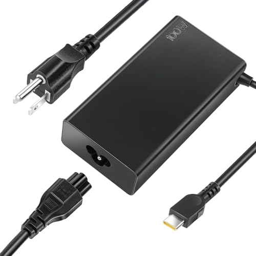 100W USB C Laptop Charger, GaN Fast Type-C Power Adapter Compatible with Lenovo ThinkPad X1 Carbon, Legion Slim 5, ThinkBook 14+ 16+, Yoga Pro 7, IdeaPad 5