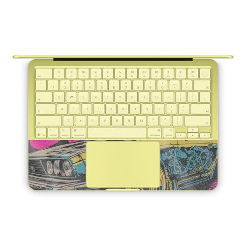 Glossy Glitter Laptop Skin Compatible with Apple MacBook Neo - Camber - Premium 3M Vinyl Protective Wrap Decal Cover - Easy to Apply | Crafted in the USA by MightySkins - color: Camber, size: MacBook Neo Full Cover Skin, style: Glossy Glitter Finish