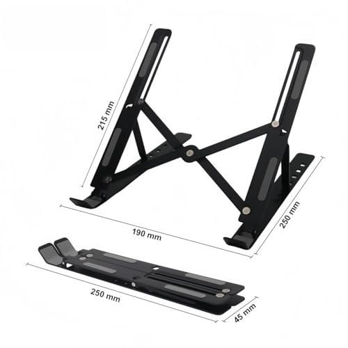 Adjustable & Foldable Laptop Stand | Portable Notebook & Tablet Holder | Portable, Notebook Holder, Tablet Holder