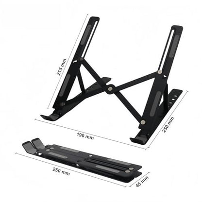 Adjustable & Foldable Laptop Stand | Portable Notebook & Tablet Holder | Portable, Notebook Holder, Tablet Holder