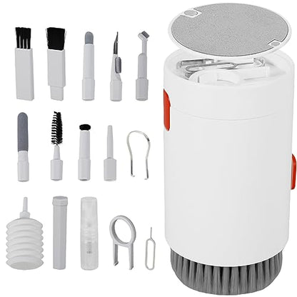 20Pcs Electronic Cleaner Kit Professional Cleaning Brush Set Multifunctional Laptop Computer Screen Dust Remove Cleaning Tool Portable Earbuds Pen Kit for Phone Camera