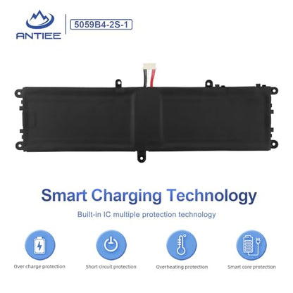 ANTIEE 5059B4-2S-1 Laptop Battery Replacement for Chuwi Gemibook Pro 14 | CoreBook X Pro 14 13.3 inch CWI529 CWI528 Series 5059B4-2S1P 505979-3S1P Q512G20090943, 7.6V 38Wh 5000mAh