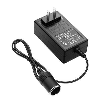 ALITOVE AC to DC Converter 110V to 12V 3A 36W Cigarette Lighter Adapter | Cigarette Lighter to Wall Outlet Adapter 3Amp 2A, AC to DC Adapter for Car Charger Car Dash Cam Car MP3/MP4 Car Fan - size: 3A
