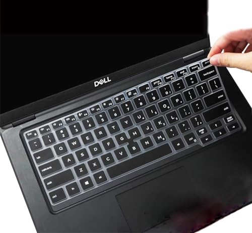 Silicone Keyboard Cover Skin Compatible for Dell Latitude 5400 5401 5410 5411 7400 14" Laptop with Pointing, Dell Latitude 14 inch Keyboard Skin Protector (NOT compatible for Dell Latitude 7410) Black - color: Black 2, size: Compatible for Dell Latitude 5