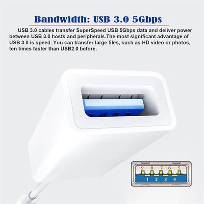 Type C USB-C to Standard Type-A USB3.0 Female Adapter Compatible with MacBook Laptop Tablet Phone - style: USB3.0 Single Port