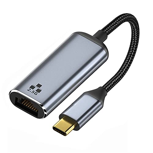 USB-C Type-C USB3.1 to 2500Mbps 2.5Gbps GBE Gigabit Ethernet Network LAN Cable Adapter for Laptop - style: USB-C to 2500Mbps