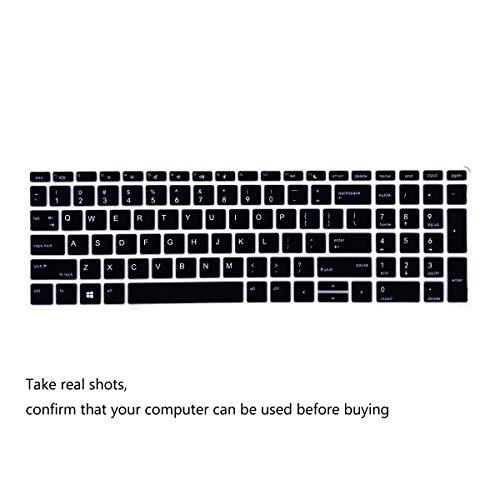 Keyboard Cover for 15.6" HP ProBook 450(G5/G6/G7) 455(G5/G6/G7) 650 G4 |17.3" HP ProBook 470 G5 (Not Fit ProBook 450/455 G8 G4 G3 G2 G1, ProBook 650 G8 G5 G3 G2 G1) US Layout Keyboard Skin-Black - color: Black