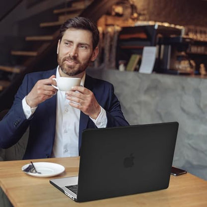 BlueSwan Flexible Case for MacBook Pro 16 inch, M5-M1 Pro/Max 2026-2021 | Anti-Scratch Protective Laptop Cover with Grippy Matte Texture, Seamless Fit and Lightweiht, Frosted Black - color: Frosted Black, size: Pro 16-inch (2026-2021)