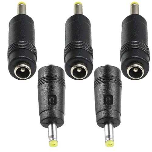 DC Power Connector 50PCS DC Power Adapter Converter Set-5.5×2.1mm Female to 4.0×1.7mm Male Plug for Laptop/PC/CCTV/LED/Router ﻿
