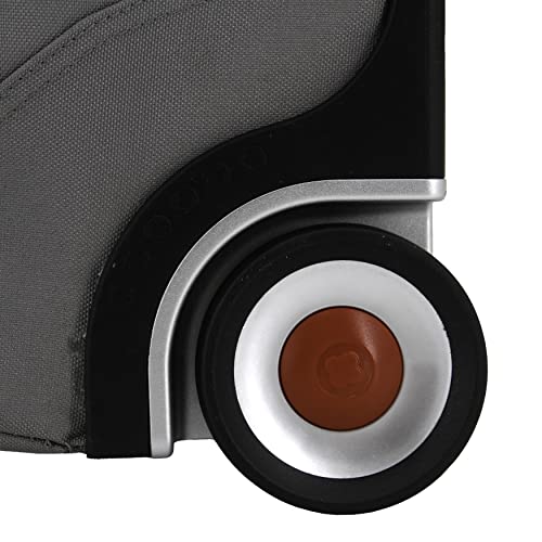 J World Lunar Rolling Backpack. Laptop Bag With Wheels. Wheeled Carry-On Travel Luggage, Grey, 19.5 x 13 x 8 Inches - color: Grey