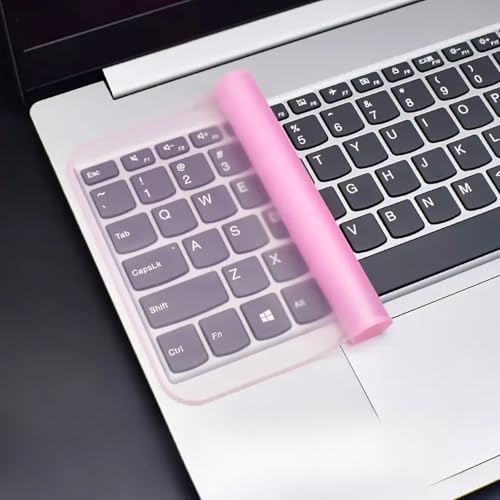 Soft Silicone Keyboard Film – 2PCS Universal for 15-17 Inches Laptop Protection - Pink