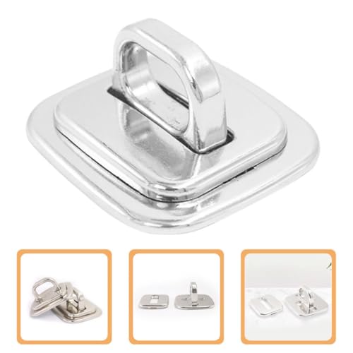 4pcs Zinc Alloy Laptop Security Anchor Base Plate for Keyed Cable Locks, Universal Compatibility with External Security Lock, for Study and Travel