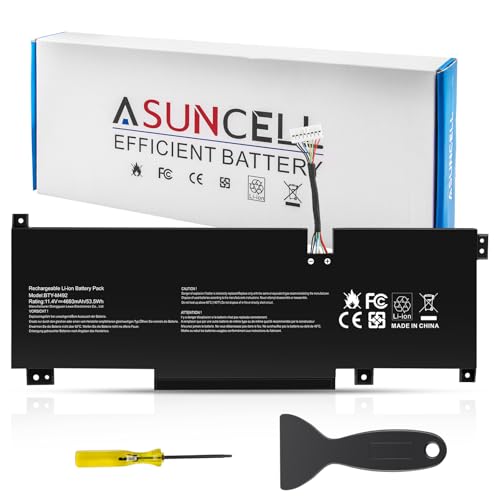 ASUNCELL BTY-M492 Laptop Battery Replacement for MSI WF66 WF76 11UI 11UJ Katana GF66 11UD 12UG 12UX GF76 11UE 12UD Crosshair 15 17 A11UCK A11UDK A11UEK Sword 15 A11U A11UD A11UE Pulse GL66 GL76 7506 - size: BTY-M492 8.94 × 4.96 × 0.71 in