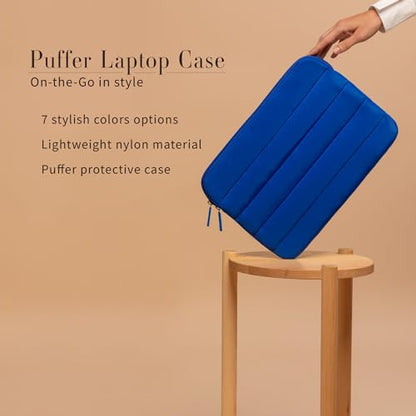 ANECDOTE Laptop Case 15-16 Inch – A Perfect Laptop Sleeve - Compatible with MacBook Air/Pro 15 inch M3 M2 M1 Chip Pro Max 2023-2021 – Fits Well, Made of 100% Nylon with Aesthetic Design (Royal Blue) - color: Royal Blue, size: 15-16 inches