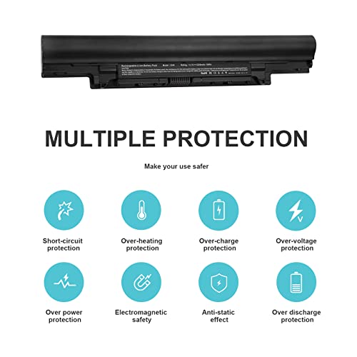 Fancy Buying H4PJP 5MTD8 Laptop Battery for Dell V131 2nd Series Latitude 3340 3350, Fits JR6XC YFDF9 YFOF9 451-BBJB 451-BBIY 451-BBIZ 7WV3V - size: 10.3*1.56*0.85inch