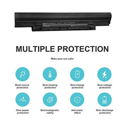 Fancy Buying H4PJP 5MTD8 Laptop Battery for Dell V131 2nd Series Latitude 3340 3350, Fits JR6XC YFDF9 YFOF9 451-BBJB 451-BBIY 451-BBIZ 7WV3V - size: 10.3*1.56*0.85inch