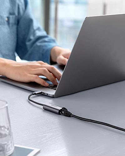 Anker USB C 3.0 to Ethernet Adapter, Portable 1-Gigabit Network Hub, 10/100/1000 Mbps, for MacBook Pro, iPad Pro 2019/2018, ChromeBook, XPS, Galaxy S9/S8, and More (Pack of 2) - size: USB C to Ethernet Adapter (Pack of 2)